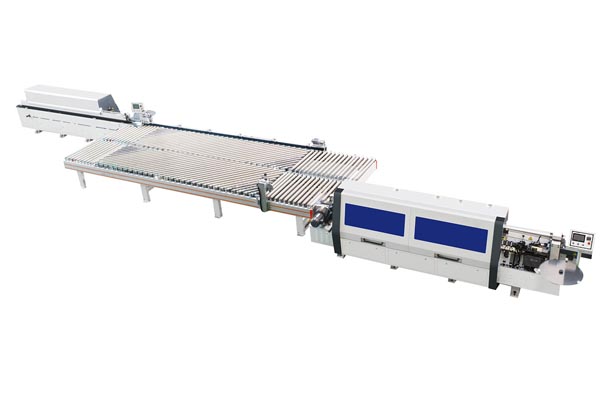 Línea de transportador automático para dos banderas de borde